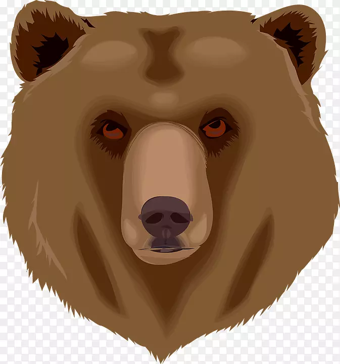 棕熊大熊猫北极熊幼崽-卡通主板