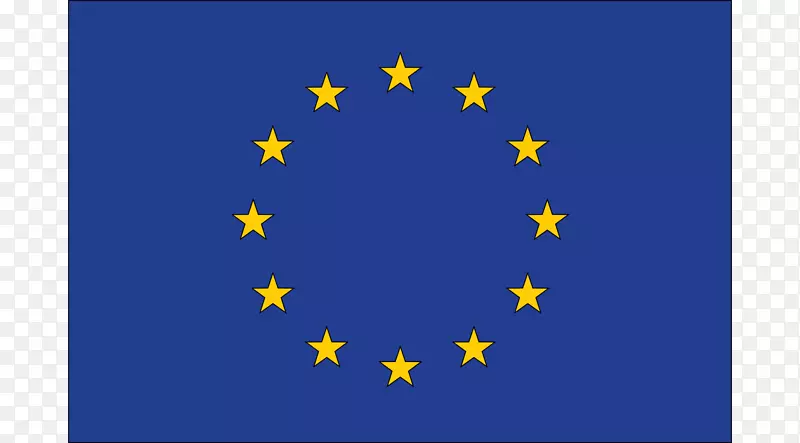 对称黄色旗帜图案-欧洲