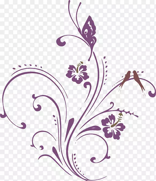蝴蝶花夹艺术-花卉装饰