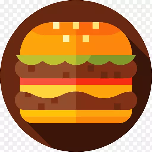 汉堡快餐素食汉堡芝士汉堡电脑图标-汉堡