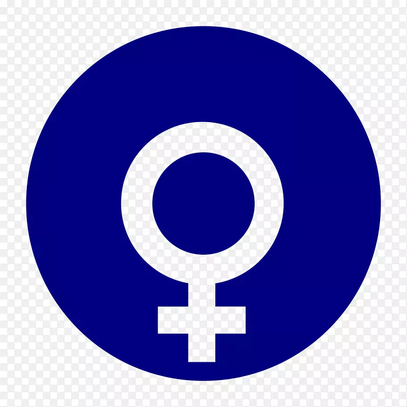 性别符号女性圆圈符号