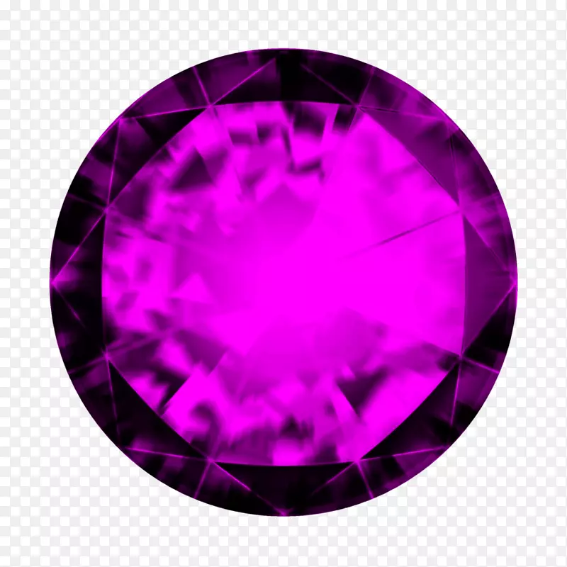 紫宝石紫罗兰透明半透明紫红色宝石
