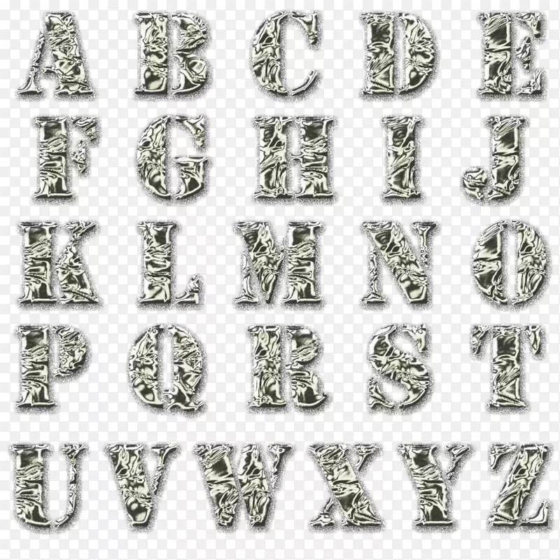 字母珠宝艺术-字母表收藏