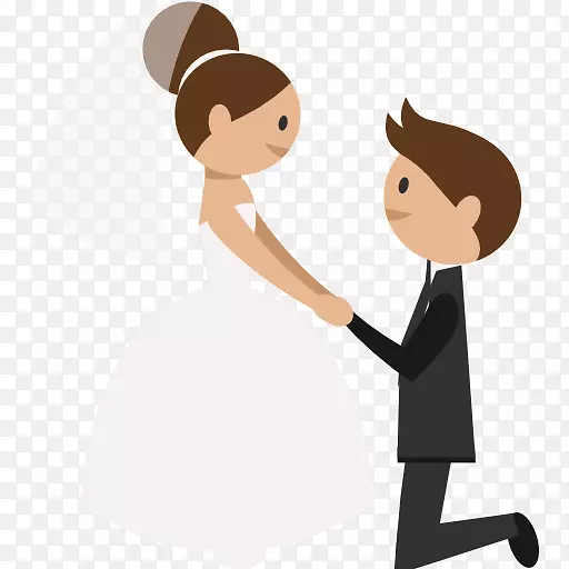 婚礼邀请函电脑图标新郎夫妇婚礼