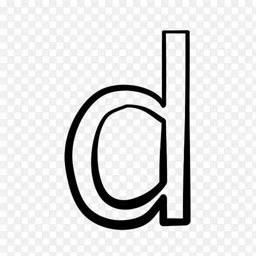 字母计算机图标字母剪辑艺术.字母d