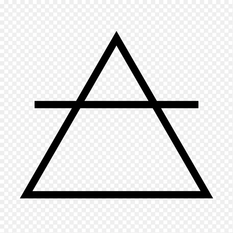 空气炼金术符号水经典元素.三角形