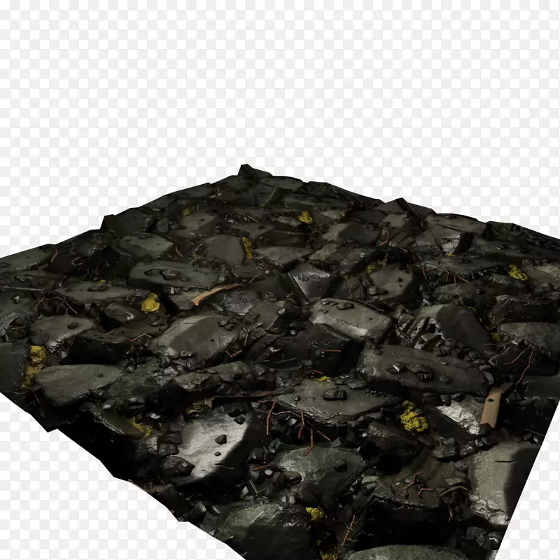 岩石纹理测绘瓦砾Autodesk玛雅-碎片
