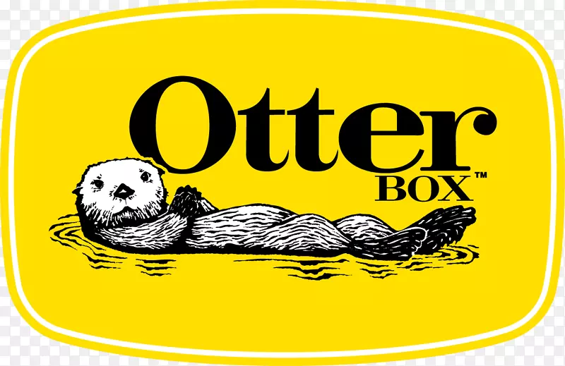 OtterBox徽标移动电话手持设备公司-水獭