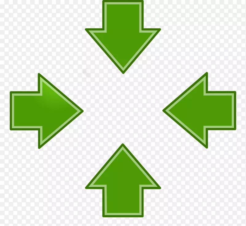 绿色箭头电脑图标剪贴画向上箭头