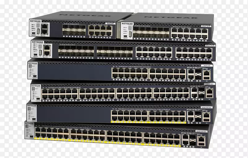 NETGEAR可叠加交换网络交换机端口10千兆以太网-计算机