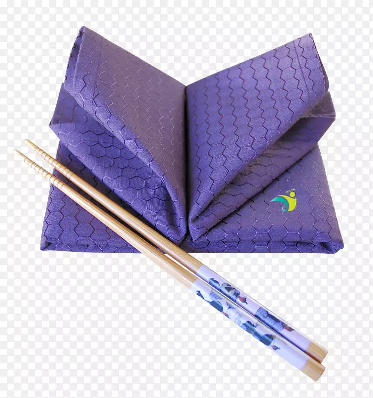 紫色淡紫色餐巾