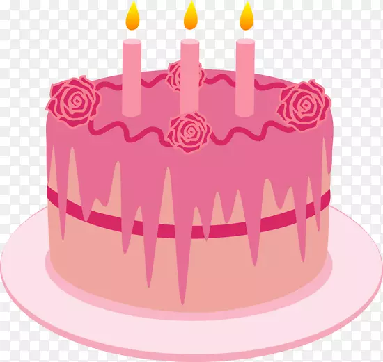 生日蛋糕草莓奶油蛋糕糖霜婚礼蛋糕剪贴画生日蛋糕