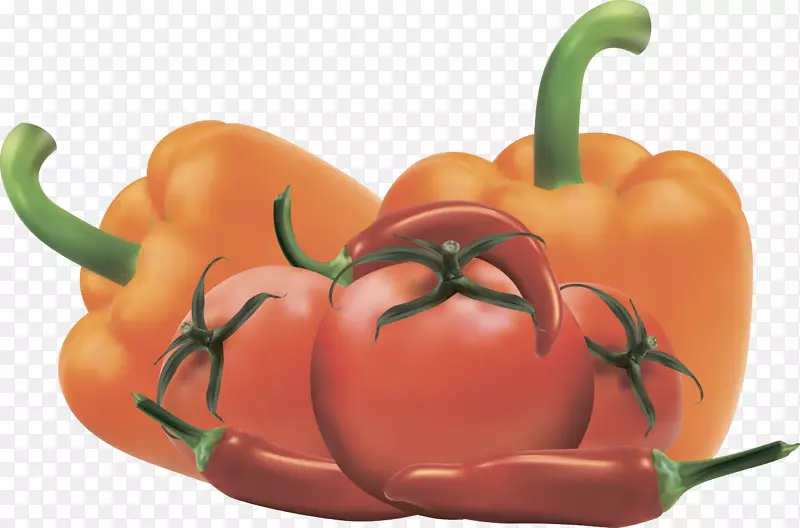 贝尔胡椒蔬菜食品番茄-蔬菜
