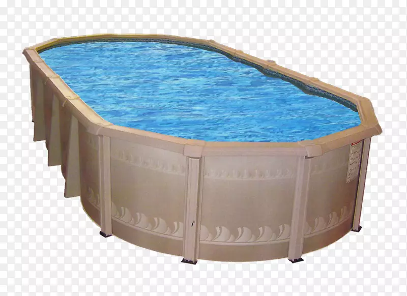 游泳池塑料椭圆形甲板挤压-游泳池