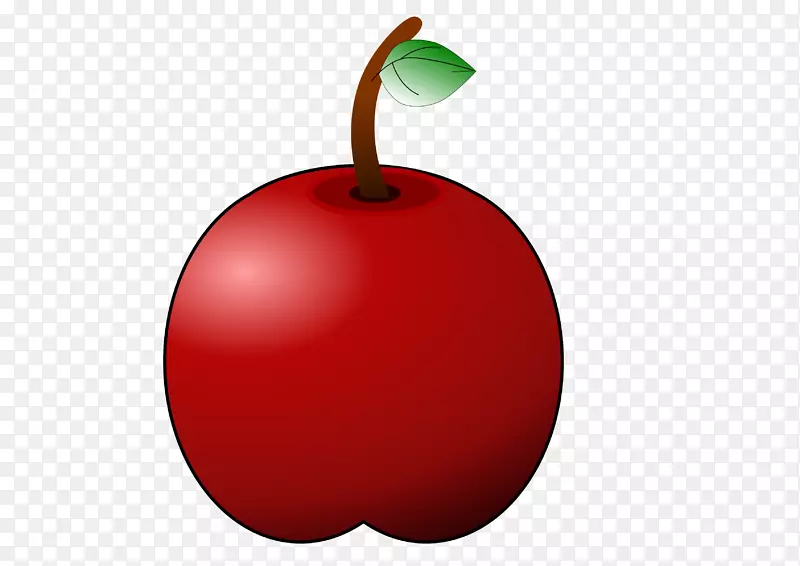 苹果II LibreOffice剪贴画-红苹果