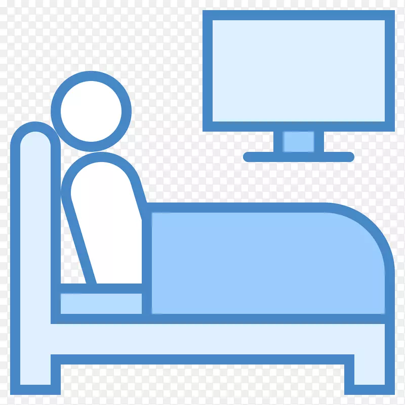 电脑图标rv床垫床夹艺术看电视