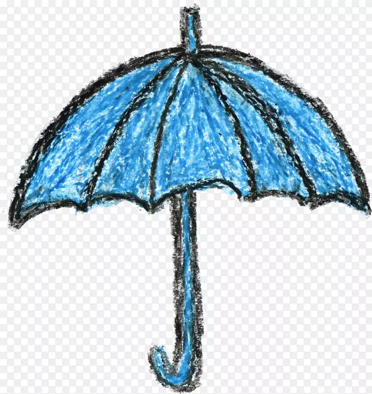 伞画蜡笔-蜡笔PNG