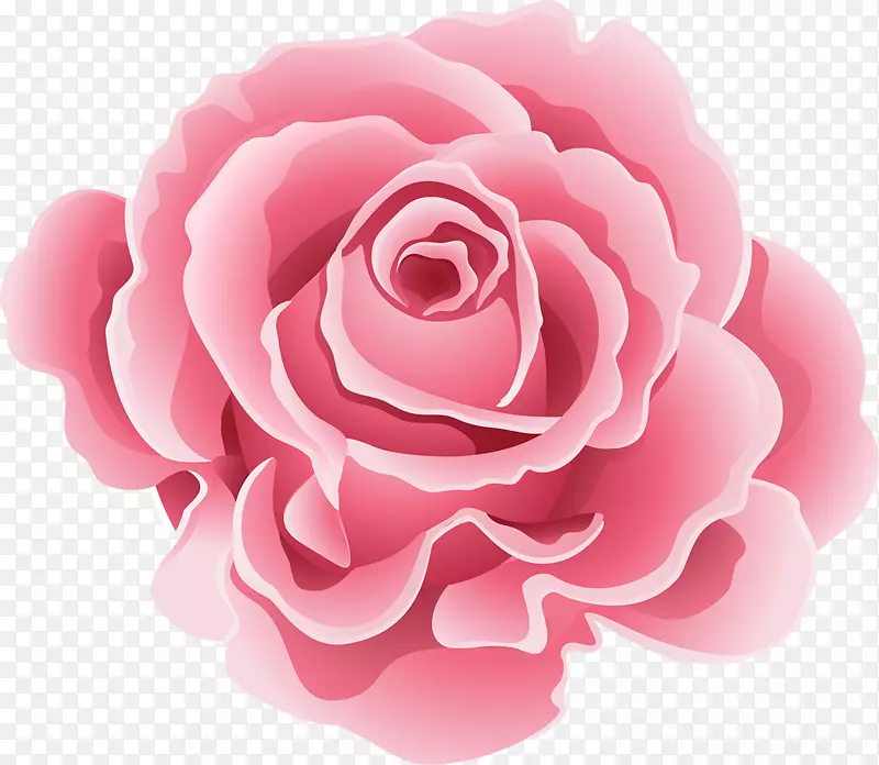 花纸花园玫瑰夹艺术-粉红色玫瑰