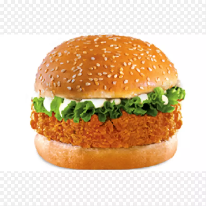 肯德基素食汉堡鸡肉三明治炸鸡脆鸡