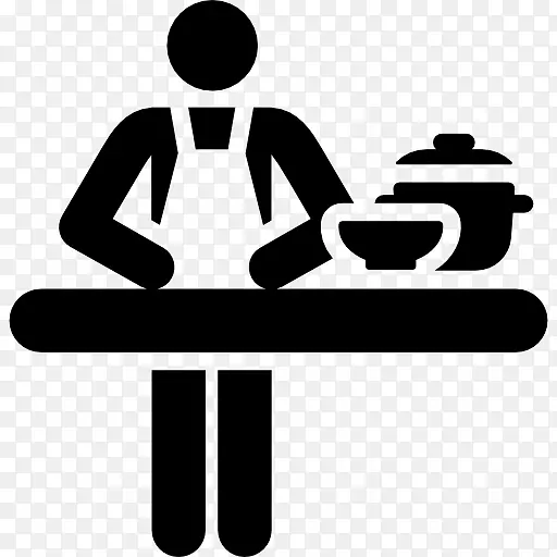 电脑图标烹饪厨师厨房炊具
