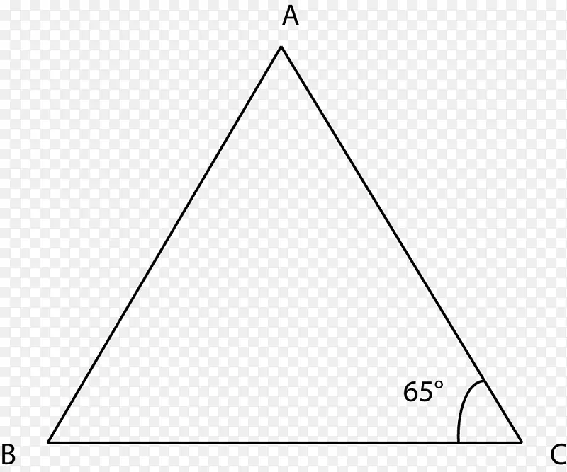 尖锐和钝三角形线数学.三角形