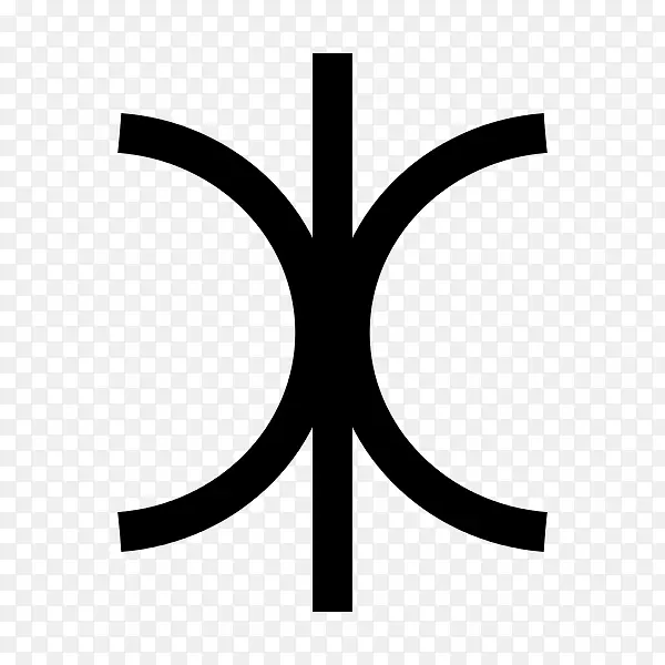 厄里斯占星术符号的手.符号