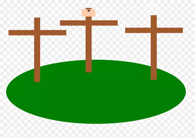 电脑图标剪贴画-复活节十字架