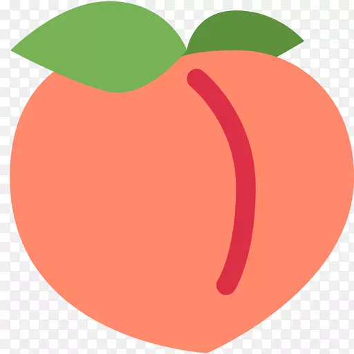 Emojipedia桃子贴纸短信-桃子