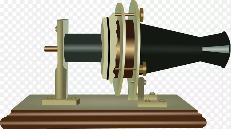 第一个电话1870麦克风发明-第一
