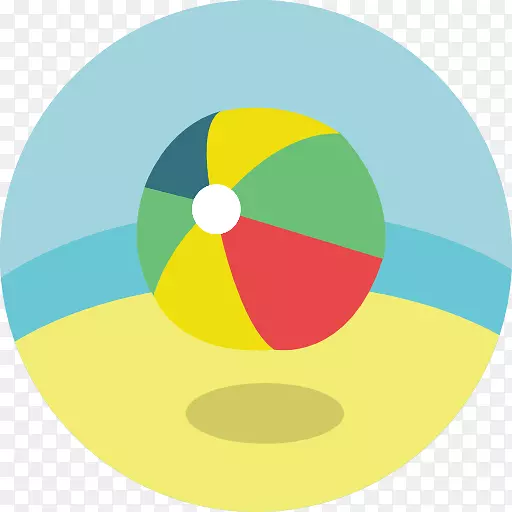 电脑图标沙滩球剪辑艺术-沙滩球