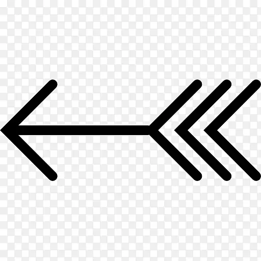 计算机图标符号封装PostScript-左箭头