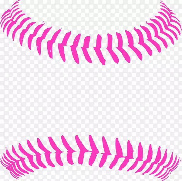棒球缝纫剪贴画-明亮