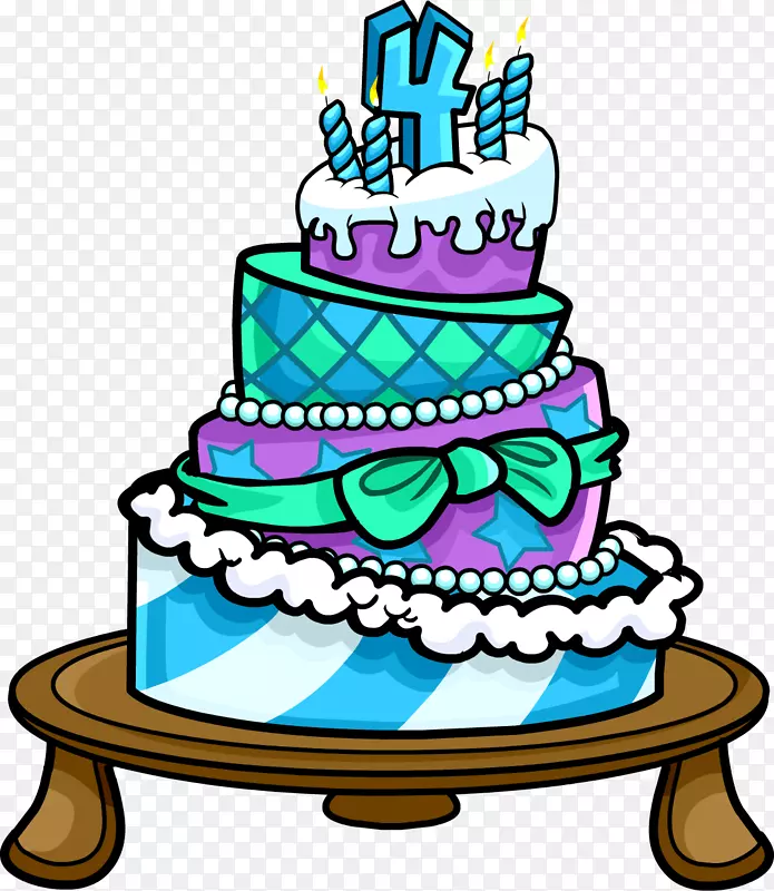 俱乐部企鹅生日蛋糕结婚蛋糕巧克力蛋糕-周年纪念