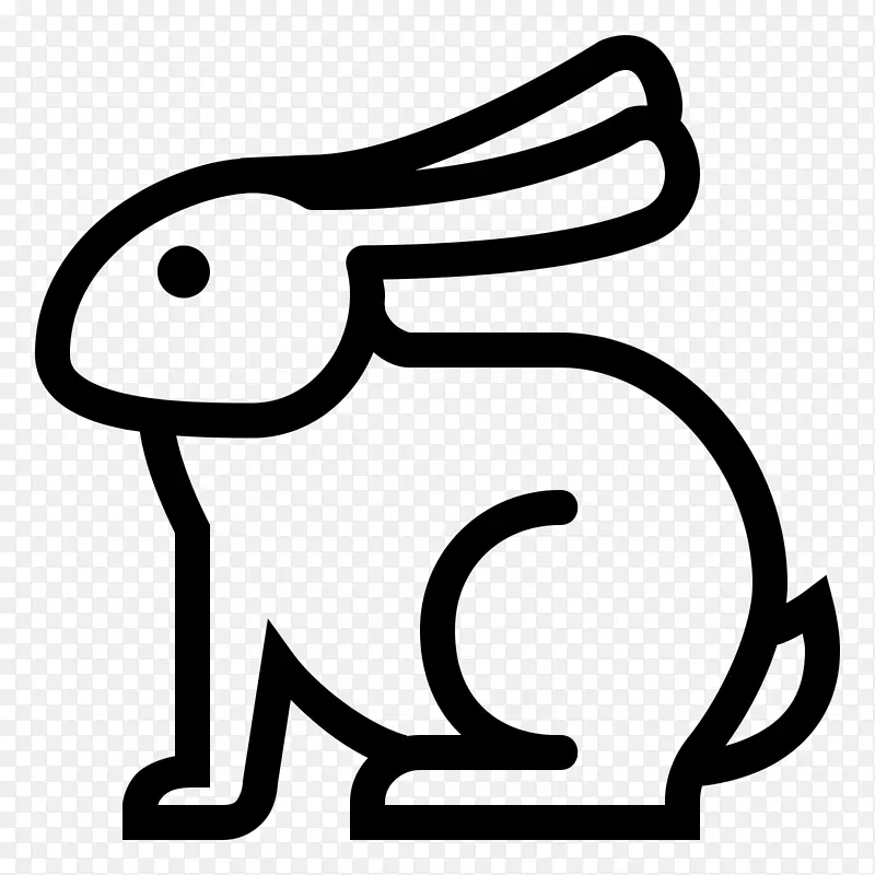 荷兰彩绘复活节兔子白兔电脑图标-rabit