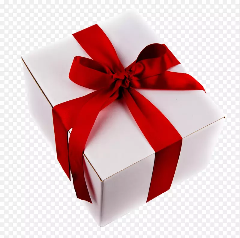 礼品卡，圣诞礼物，贺卡和便笺卡-白色丝带