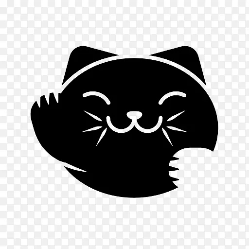 猫maneki-neko计算机图标幸运-maneki neko