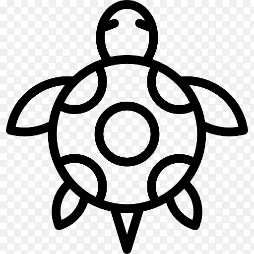 海龟爬行动物电脑图标剪贴画