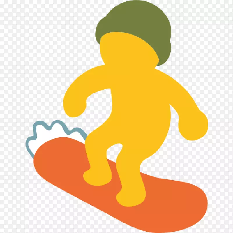 moji android表情符号google滑雪板滑雪