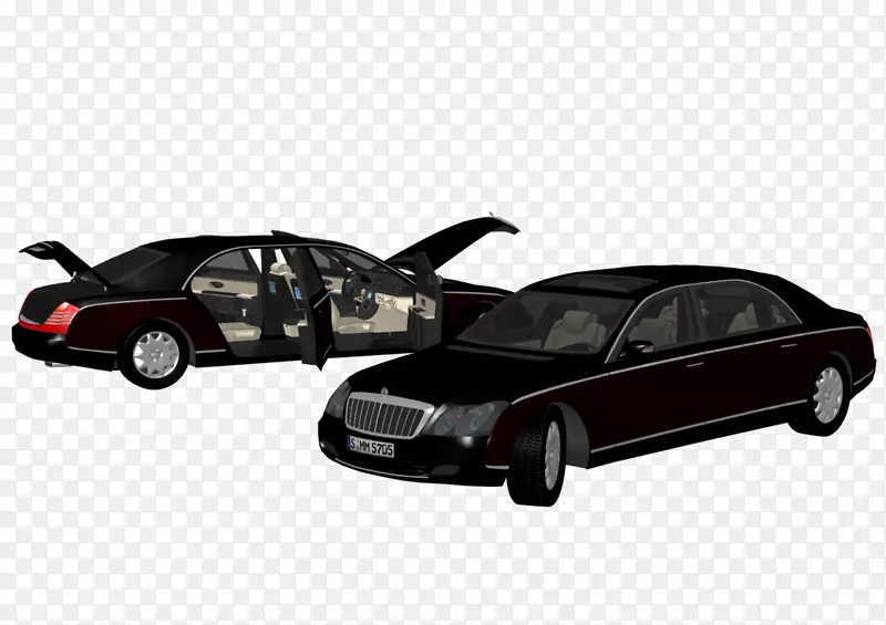 汽车装饰艺术模型车-Maybach