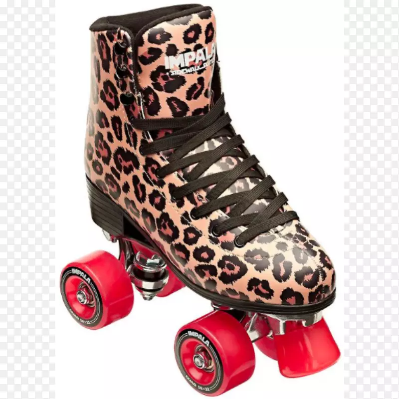 英帕拉豹纹溜冰鞋轮滑滑板-轮滑溜冰鞋