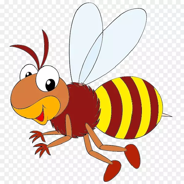 西方蜜蜂生命周期黄蜂剪贴画-蜜蜂
