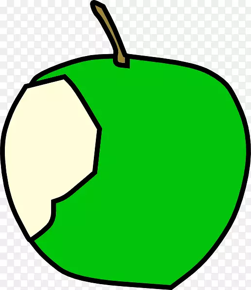 苹果派夹艺术-绿色苹果