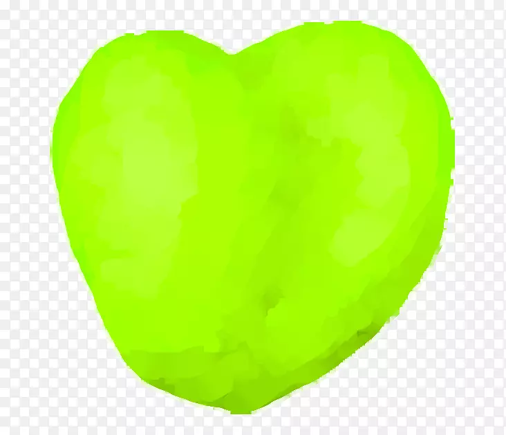绿黄叶心绿苹果