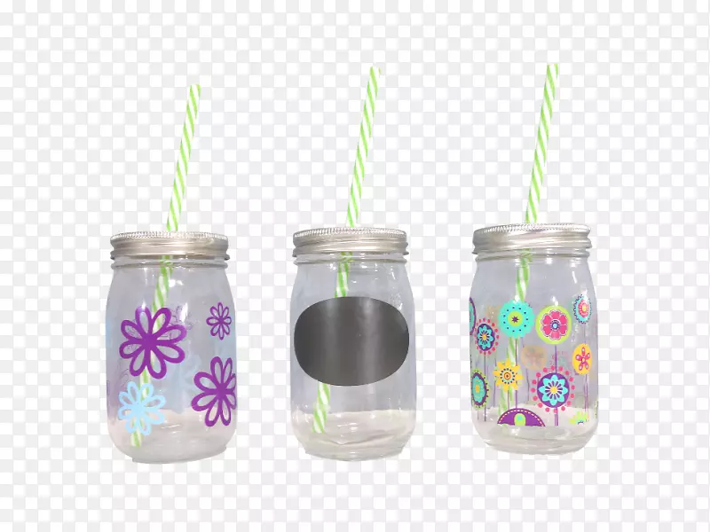 梅森罐塑料人造花玻璃盖子-梅森罐