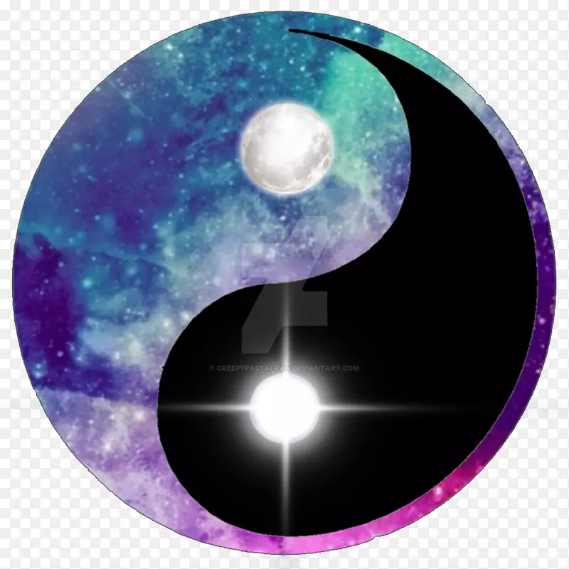 阴阳星系阴阳画-神秘