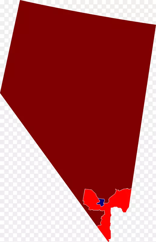 红色长方形区域栗色-内华达州
