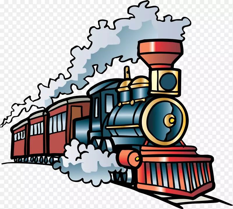 铁路运输剪辑艺术列车