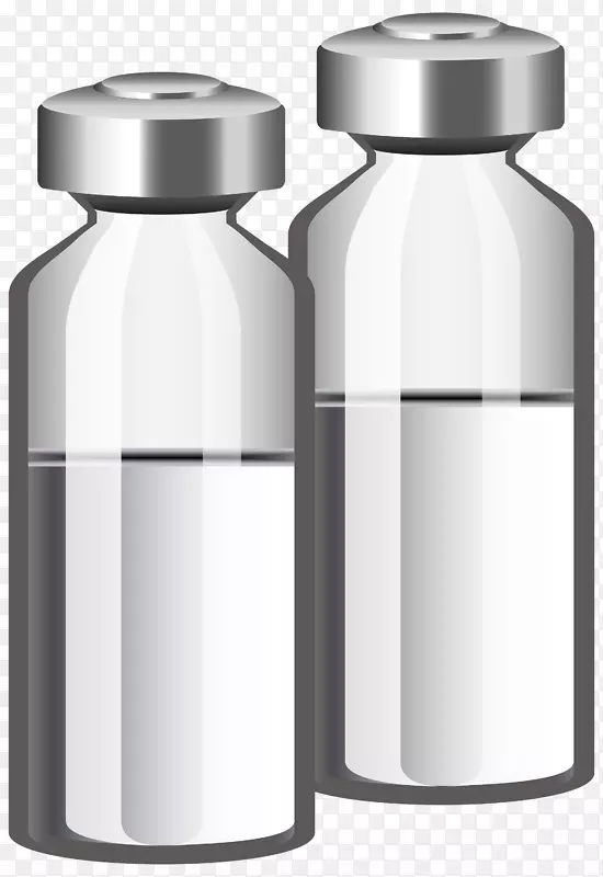 瓶装安瓿药品卡通剪辑艺术-药品