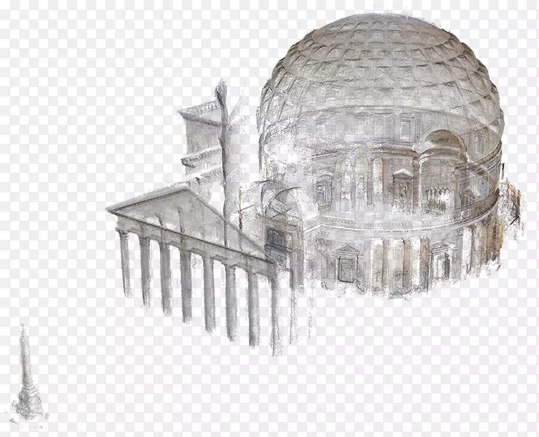 万神殿三维计算机图形三维建模三维渲染三维重建万神殿