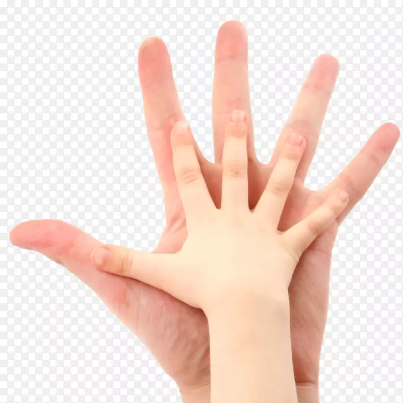 指手型指甲拇指-父母